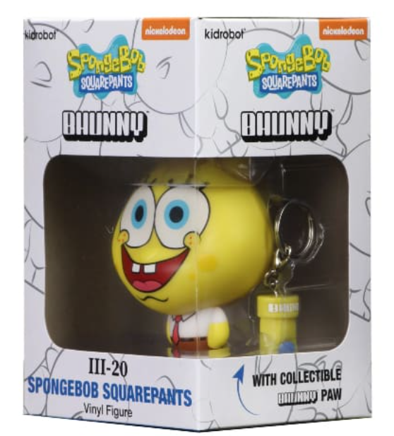 Spongebob Squarepants Bhunny 4 Inch Vinyl Figure With Keyring (kidrobot)