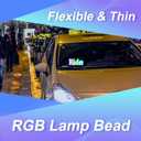GOTUS LED Light Signs for Car,Programmable Flexible LED Sign,Bluetooth APP Control,Custom Text, Patterns, Animations
