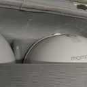 Momcozy M5 Smart APP Controlled Wearable Breast Pump, Hands-Free Wireless Electric Pump, 3 Modes 9 Suction Levels, BPA-Free, Portable Lightweight, 24mm Flange, 2-Pack Quill Gray