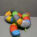 2-in-1 Tummy Time Mat & Baby Lounger Pillow - Seat Support for Baby Play Mat for Babies 0-6 Months, Infant Lounger Activity Center with Newborn Toys, Floor Pillows Sit Me Up, Infant Toys Floor Lounger