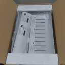 Kitstorack Pull out Cabinet Organizer, Expandable(12"-20") Heavy Duty Slide out Drawers Fixed with Adhesive Nano Film for Pots, Roll out Shelf Storage for Kitchen Base Cabinet Organization(White)