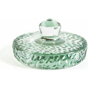 1-Pack Recycled Glass Fermentation Weights for Large Wide Mouth Gallon Mason Jars - Easy Grip Handle & Convex Wavy Texture, Ideal for Pickling, Sauerkraut, Kimchi & Canning