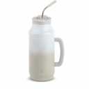 MANNA Poseidon Stainless Steel Timber 64Oz White & Grey