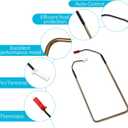242044113 Fits for Frigidaire Electrolux Refrigerator Defrost Heater AP4527302 PS2581596 240316107 241940201 7240316107 AH2581596 EA2581596 Refrigerator Defrost Heater