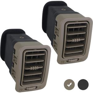 APPERFiT Dash A/C Air Vent Passenger Side (Tan) Compatible with 1999-2007 Chevrolet Chevy Avalanche Silverado Tahoe Suburban/GMC Sierra Yukon/Cadillac Escalade Replaces 15169325 74937 (Tan)