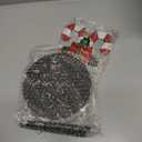 Shellwei Candy Cane Christmas Paper Towel Holder with Round Base Christmas Bathroom Decor Rustic Candy Cane Red Bow Dispenser Kitchen Paper Holder Stand for Countertop Toilet Home Accessories