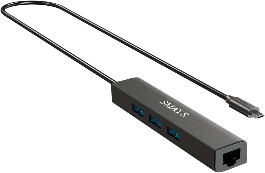 Micro USB to Ethernet Adapter for Fire Stick 4K Max/Lite/TV Cube & Echo Show (2nd Gen, 5, 8)