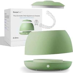 Zima Dental Pod: Ultrasonic Cleaner Machine for Retainers, Aligners, Mouth Guards, Night Guards, dentures & Braces. Award Winning, Engineered for Oral appliances.