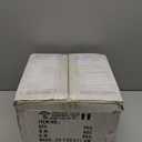 Vintage Milk Glass Pendant Lights Kitchen, Brass Color Glass Ceiling Light Fixture, Retro Industrial Pendant Lighting for Dining Room, Kitchen, Bedroom, Entryway, Hallway (White, 5.5in)