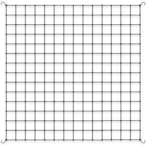 AC Infinity Grow Tent Trellis Netting 5x5', Heavy-Duty Elastic Plant Net with Steel Hooks, Flexible Hydroponics Support for Grow Tents, Gardening, and Horticulture