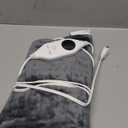 Super-Fast Heat Up Carbon Fiber Heating Pad: Back, Neck, Shoulder, Period Cramps Pain Relief, Muscle Relief, Deeper Relax, Moist/Dry Heat, Auto-Off, Machine Washable(Charcoal Grey-UPGRADED, 12" x 24")