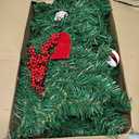 HUZIYAHAN Christmas Garland with Lights Pine Garland Lighted Prelit Christmas Garlands for Mantle Stairs Xmas Garlands Lighted Garland Battery Operated Home Decor Christmas Decorations Outdoor Indoor