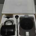 Coffee Mug Warmer Set, ±1°F Precision Temperature Control Smart Heated Mug for Desk, Electric Coffee Warmer with Auto Shut Off & RealTime Temp Display, Gifts for Men Women, 15oz Ceramic Mug, Black