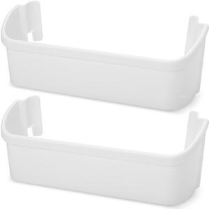 UPGRADED 240323001 Refrigerator Door Shelf Bin Replacement, Compatible with Frigidaire FFHS2622MSJ FRS6LR5EB2 FGHS2644KF2 FRS6R4EW2 FFSS2614QS6A FRS6HR45KS0 FFHS2622MSYA Bottom Door Shelves, 2 Pack