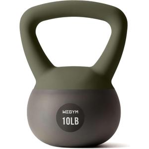Soft Kettlebells with Cushioned Impact-Resistant Base and Anti-Slip, Wide-Grip Handle for Home Workouts, Weightlifting, and Full Body Strength Training