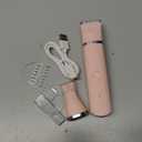 Bikini Trimmer for Women,Electric Razors Shaver for Bikini Legs Pubic Hair,Rechargeable Ladies Bikini Hair Trimmer Removal with Snap-in Ceramic Blades IP7X Washable Head,Wet and Dry Use,Pink