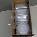 KEMETHY 70 PCS Food Storage Containers with Lids(35 Containers & 35 Lids), BPA-Free Plastic Food Containers for Kitchen Storage, Leak Proof, Reusable Meal Prep Containers with Labels & Pen