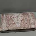 Collive Anti Fatigue Mats for Kitchen Floor, Boho Cushioned Waterproof Kitchen Rugs Non Slip Sink Mats, Memory Foam Standing Mat for Desk, Home Office, 17.3" x 30" (Cream/Brown)