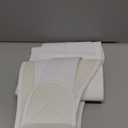 MABIS Lumbar Support Brace, Unisex Lower Back Support Brace, Adjustable Lumbar Support, White