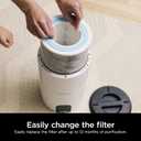 Shark Air Purifier Replacement Filter with Anti-Allergen HEPA, Advanced Odor Lock, Compatible with HP100 Series, White, HE1FKPET