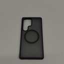 TORRAS Magnetic Shockproof for Samsung Galaxy S25 Ultra Case, Fit for MagSafe, 4X Military Grade Protection, Translucent Slim Case for Samsung S25 Ultra Case Anti-Fingerprint Anti-Scratch, Black