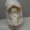 The Honest Company Diaper Cake, Diapers Baby Personal Care Plant-Based Wipes Above it All Regular Size 1 8-14 lbs, 35 Count