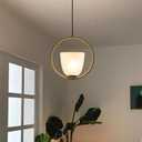 5 Pack White Frosted Glass Shade Replacements, Ceiling Fan Light Covers Glass Globes Lampshades for Chandelier, 4.92"High, 4.72"Diameter, 1.65 "Fitter, Bell Shaped Glass Shades for Vanity, 5 Count