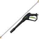 Greenworks Replacement Metal Spray Gun (4500 PSI Max), M22 x 14mm high pressure hose connection