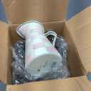MACKENZIE-CHILDS Practical Pitcher, Medium, Pink-and-White Rosy Check