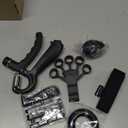 Grip Strength Trainer Kit (5 Pack) with Finger Exerciser, Hand Grip Strengthener, Hand Extension Exerciser, Stress Relief Ball and Forearm Workout Ring for Muscle Building and Injury Recover, Silicone