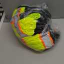 High visibility Hoodie for Men,Class3 Hi Vis Hoodie,Fleece Lined Reflective Hooded,Construction work Hi-Vis Safety Sweatshirt,Black Bottom Lime 6XL (Neon Yellow)