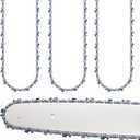 16" Chainsaw Chains Replacement for Makita XCU03,XCU04,XCU09,DUC400,EA3200S,EA3201S,EA3500S, EA3501S,GCU03Z,E-00240 Saw Chains 56 Drive Links,3/8" LP Pitch,0.043"Gauge,Chain Saw Blade (3 Packs)