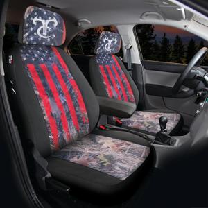 2-Piece Kanati Freedom Seat Covers, Camouflage Seat Covers for Cars, Trucks, SUVs  Camo