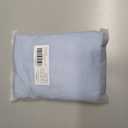 Set of 2 Fringe Throw Pillow Covers with Tassel Trim for Farmhouse Living Room,Soft Cotton & Cozy Linen, Boho Sytle Decorative Home (Baby Blue, 20x20 Inch)