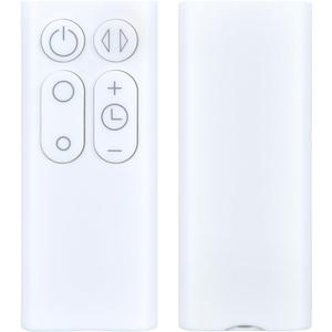 Replacement Tower Fan Remote Control Compatible for Dyson Cool Fan AM06 AM07 AM08 (Part Number: 965824-01) White