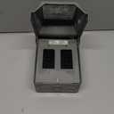 TREEWELL Outdoor Electrical Outlet Box, Dual 20 AMP WRTR GFCI Outlets, Weatherproof Outside Receptacle Box with All Metal 3R Enclosure, Lockable Outlet Cover for Outdoor Power, ETL Listed