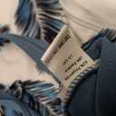 Girls Swimsuits Bikini Set Two Piece Bathing Suit Criss Cross Girls' Swimwear with Chest Pad (13-14 Years, Blue Leaf-cross)