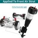 Front Right Air Suspension Shock Absorber Strut 2213201838 for Mercedes-Benz S550 S450 S350 CL550 2007-2013 4MATIC AWD OE 2213200538