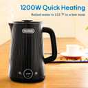 Arofeer 1.7L(57oz) Large Electric Kettle Temperature Control, 7+Cups Electric Tea Kettle for Coffee&Tea, 2 quarts Big Hot Water Kettle Electric with,1200W,Keep Warm-Black