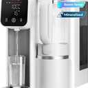 Waterdrop M6SL Mineral Reverse Osmosis Water Filter Countertop, Room-Temp | Glass Pitcher, NSF/ANSI 58 Certified, 8-Stage RO Filtration System, Reduce PFAS/TDS, 3:1 Pure to Drain, Installation-Free