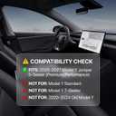 for Tesla Model Y Juniper Rear Seat Back Cover All Weather TPE SeatBack Liner Pad Back Protector Interior Accessories 2025 2026 (5 Seats)