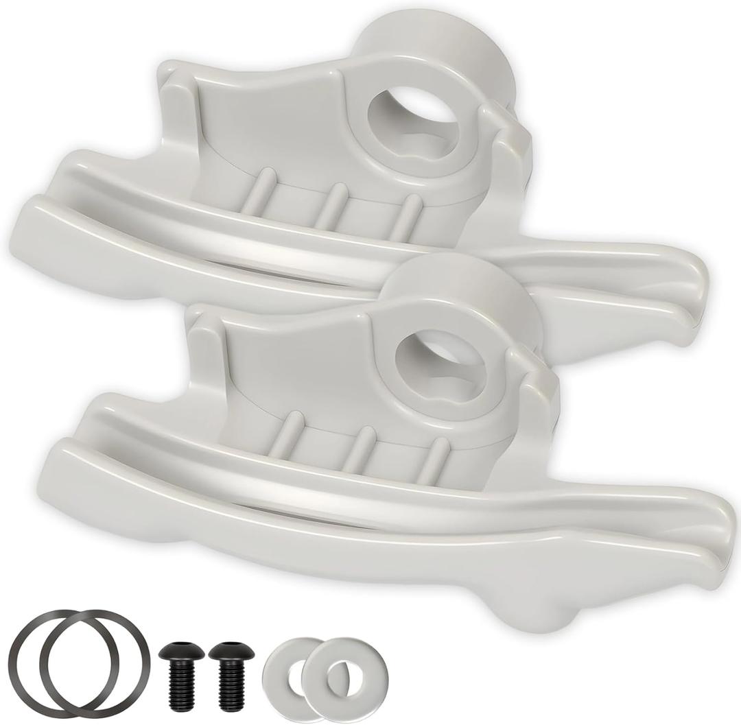 Low Profile Nylon Mount/Demount Kit for Coats Tire Changer Machine, Tire Changer Duck Head Kit, Replaces Part# TC184432 / 8184432  Grey (2-Pack) (3)