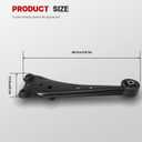 2Pcs Trailing Control Arms with Bushing for RAV4 2006-2011 48760-42010 48780-42010, Rear Left and Right Side