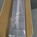 DreamGenius Nail Polish Organizer Case for 48 Bottles with 2 Nail Separators, Double Side Gel Nail Polish Holder with Adjustable Dividers, Clear