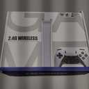 Upgrade Retro Gaming Console Pro, Wireless Retro Game Stick Console with 20000+ Games, Built-in 23 Game Emulators, Video Games Plug and Play with Upgrade Dual 2.4G Wireless Controllers White (64G)