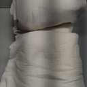 Muslin Cotton Queen Duvet Cover Set White - Breathable & Lightweight Gauze Duvet Cover with Pillow Shams - Elegant 4-Layer Muslin Comforter Cover Set with No-Tie Italian Design 92x88