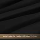 sancua Black Tablecloths for 6 Foot Rectangle Tables, 8 Pack - Washable Polyester Fabric Table Cloth, Reusable Table Covers for Wedding Party, Birthday, Banquet Reception, 54x108 Inch