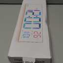 JALL 16.15 inch Large Digital Wall Clock, RGB Lights with Remote Control, Dual Alarms with Big LED Display, Auto DST, C / F Temperature for Classroom, Birthday Gift, Senior