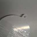 UNIQOOO 3" Clear Round Acrylic Christmas Ornament 2025, 4mm Extra Thick, DIY Bulk Blank Circle Bulb Xmas Bauble Tree Decorations, Stocking Name Tag, Holiday Tags, Momento, 18 Pack