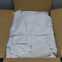 Fitable White Rectangle Tablecloths for 6 Foot Tables, 6 Pack - 70 x 108 Inches - Stain Resistant and Washable Table Clothes, Polyester Fabric Table Covers for Wedding, Party, Banquet, Buffect